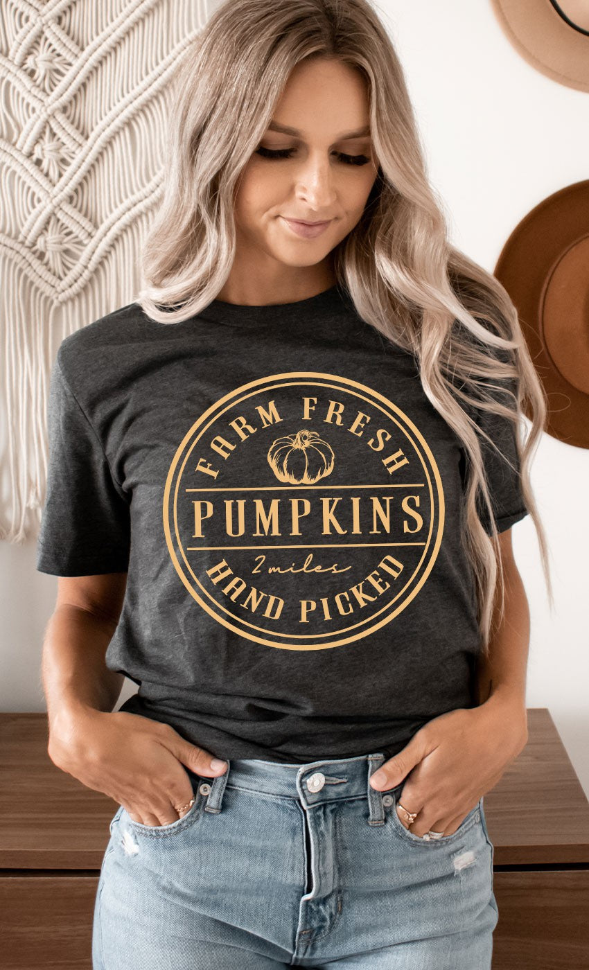 Farm Fresh Pumpkins Bella Canvas T-Shirt