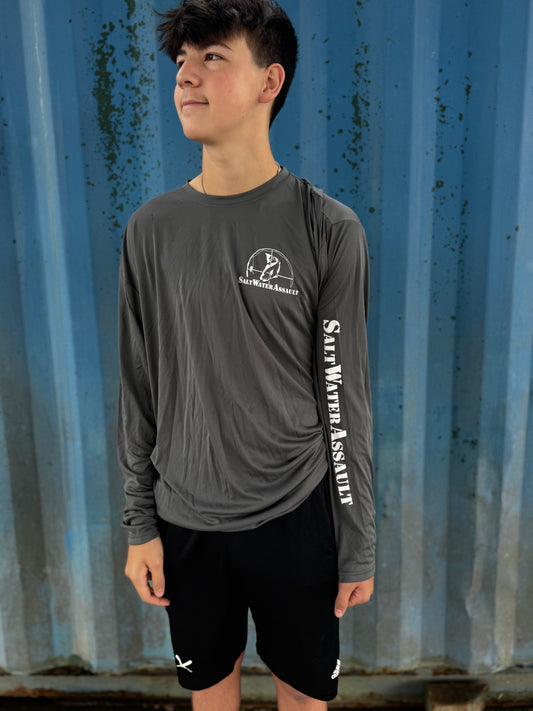 Salt Water Assault Performance Long Sleeve With Sun Blocking