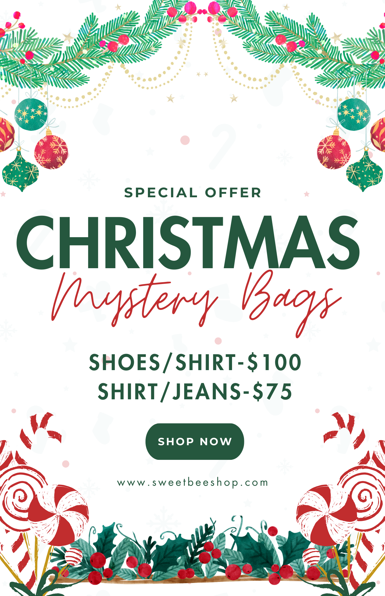 MYSTERY BAGS SHOES/SHIRTS!!