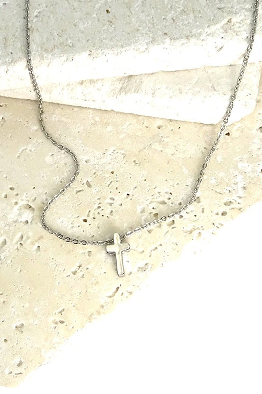 Mini Cross Necklace